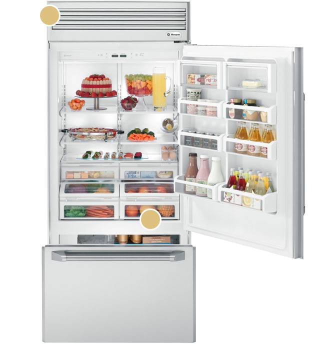 WR17X11173 WR22X10034 GE Monogram Refrigerator Dairy Compartment w/Door; E4-2 